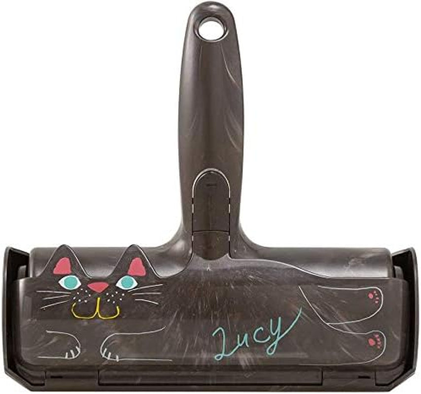 Pet Hair Remover Roller - Lint Roller for Pet Hair - Self Cleaning Dog & Cat Hair Remover - Remove Dog, Cat Hair from Furniture, Carpets, Bedding, Clothing and More. (Grey)