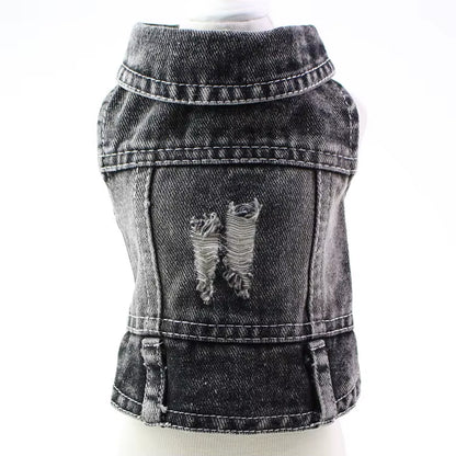 PawVibe Denim Jacket – Cool & Comfy Jean Style for Trendy Pups