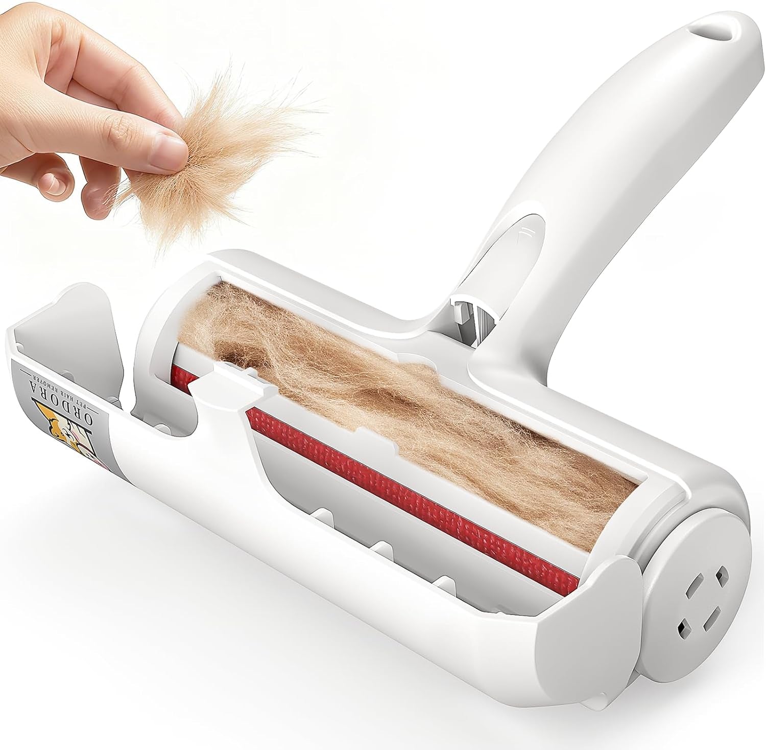 Reuseable Hair Remover -  Pet Hair Roller for Cat, Couch, Furniture, Carpet and Bedding, Portable Lint Rollers - Perfect Dog Fur Remover Tool